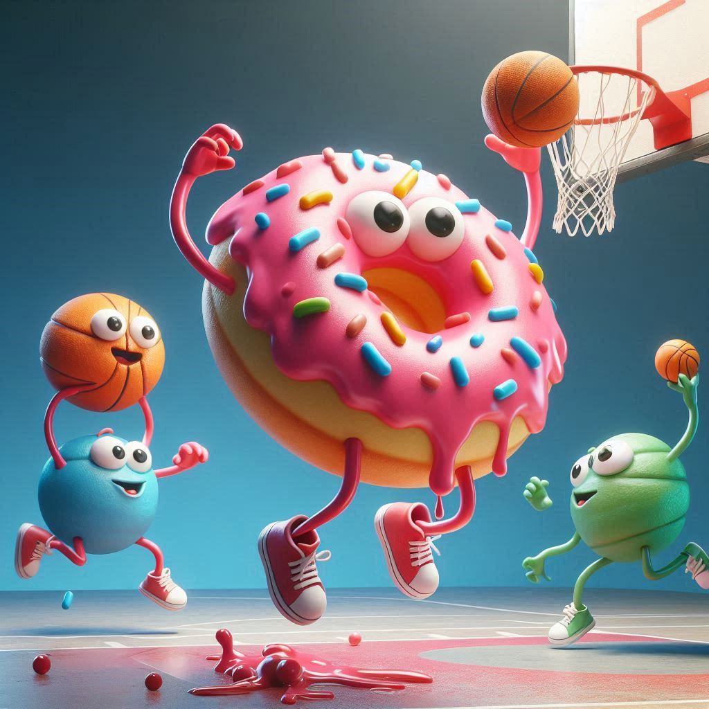 "More like LAYUP donuts, amirite?"