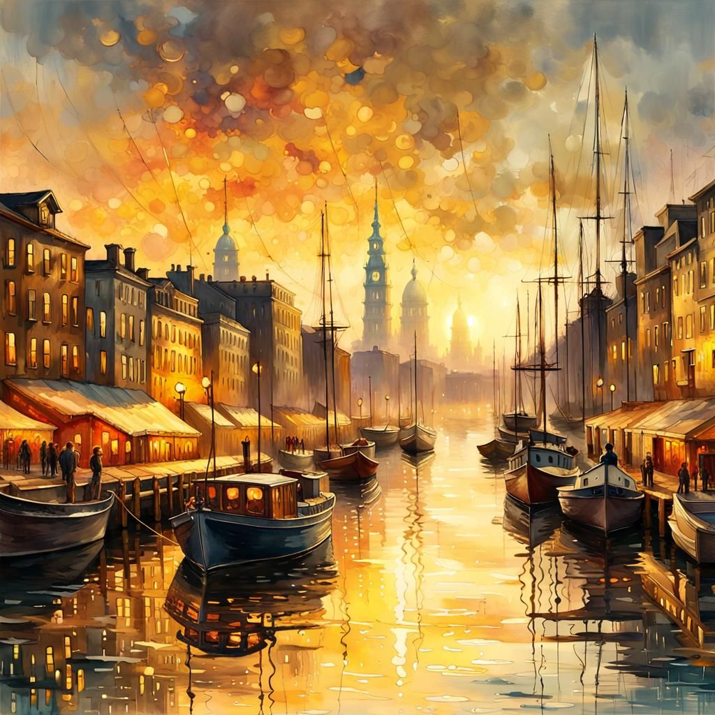 Port City Sunset  by @Raihan