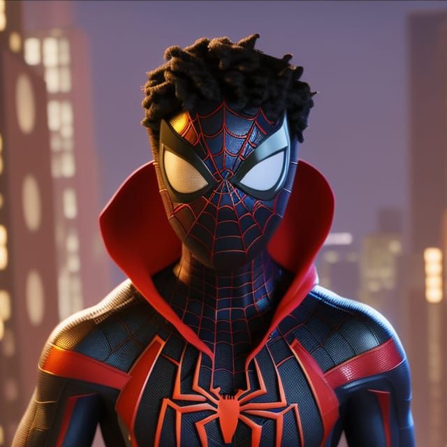 Miles Morales 2 - AI Generated Artwork - NightCafe Creator