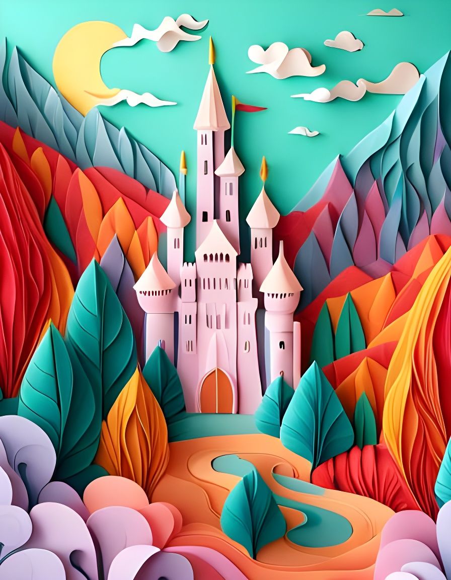 fairytale castle  by @forge4ward