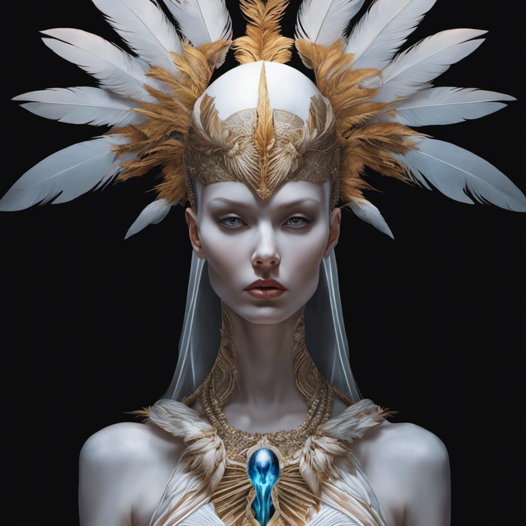 Ritual Headdress - AI Generated Artwork - NightCafe Creator