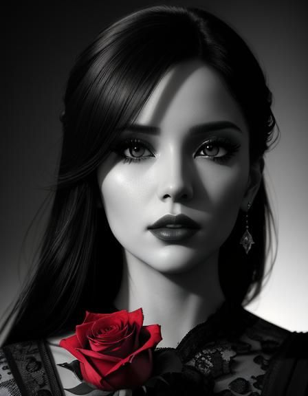 Red rose  by @RoseKnight