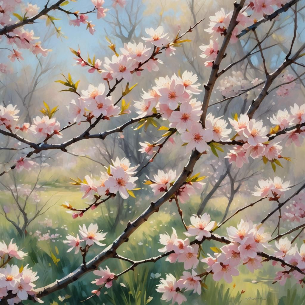 Japanese sakura tree  which bloom in breathtaking clouds of delicate, soft pink or white petals. These ...  by @Sunnight