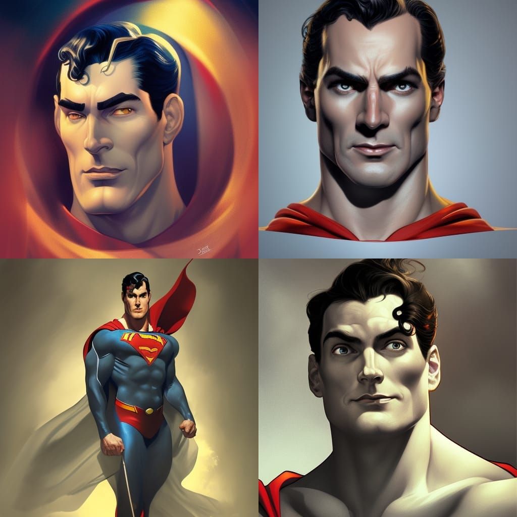Superman Played by David Corenswet in Max Fleischer Style co...