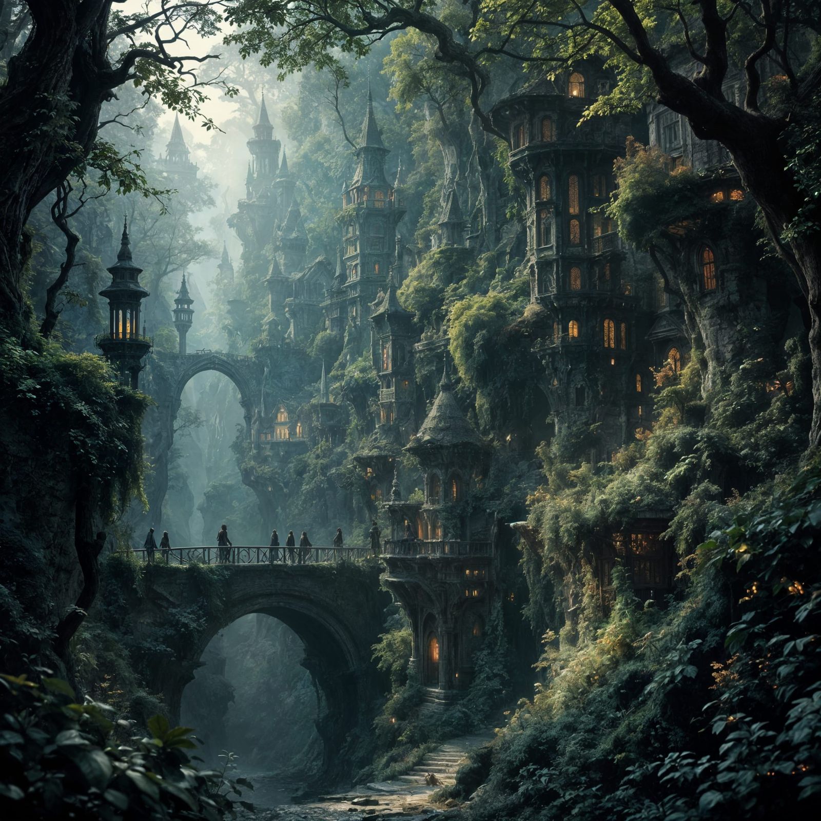 Detailed Earth Fairy with 3D Nature Effects