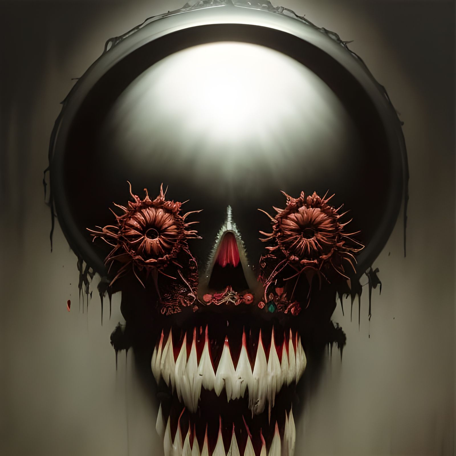 Bleeding skull