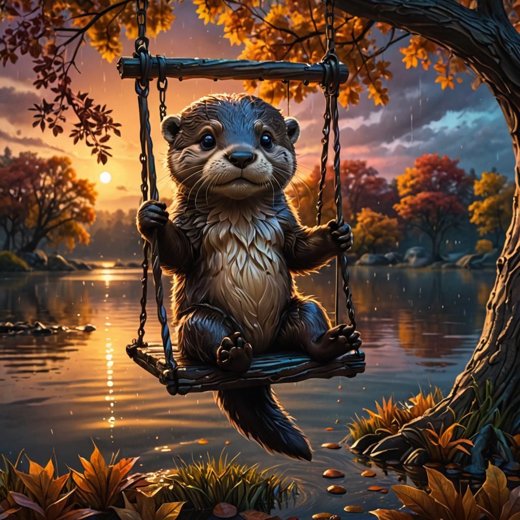Lontra 🦦  by @Superxu
