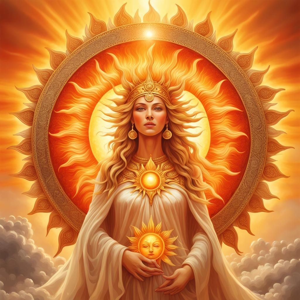 the Sun is not the Father in this epoch, she is spiritual global Mama 
 and the Goddess from Sacral Rus