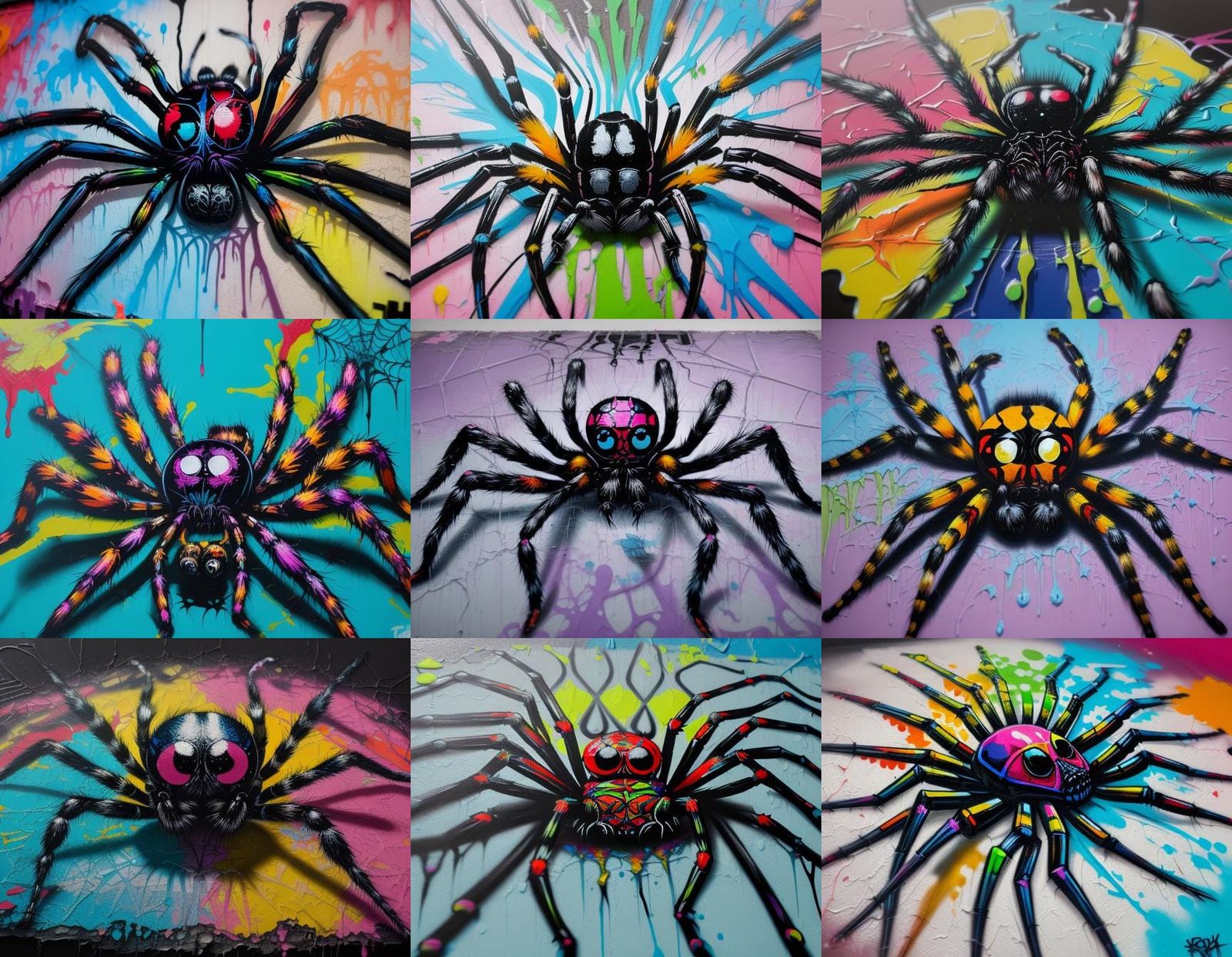 Bubble spider #13 - AI Generated Artwork - NightCafe Creator