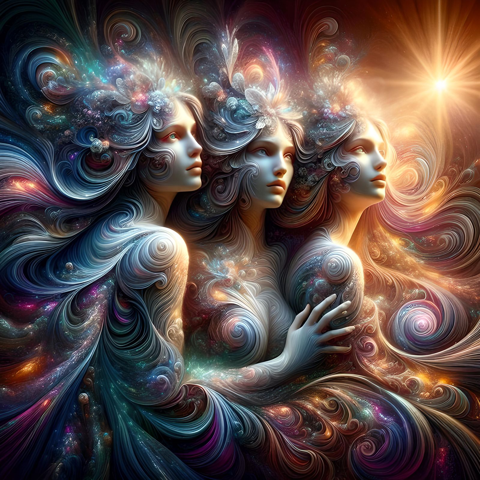 Goddesses "The Three Graces"