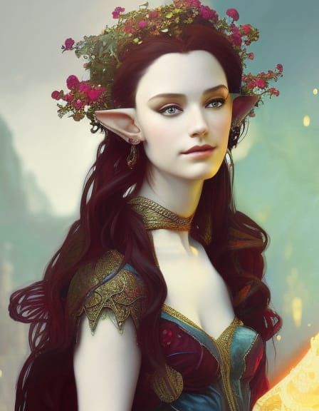 Elf Princess - AI Generated Artwork - NightCafe Creator