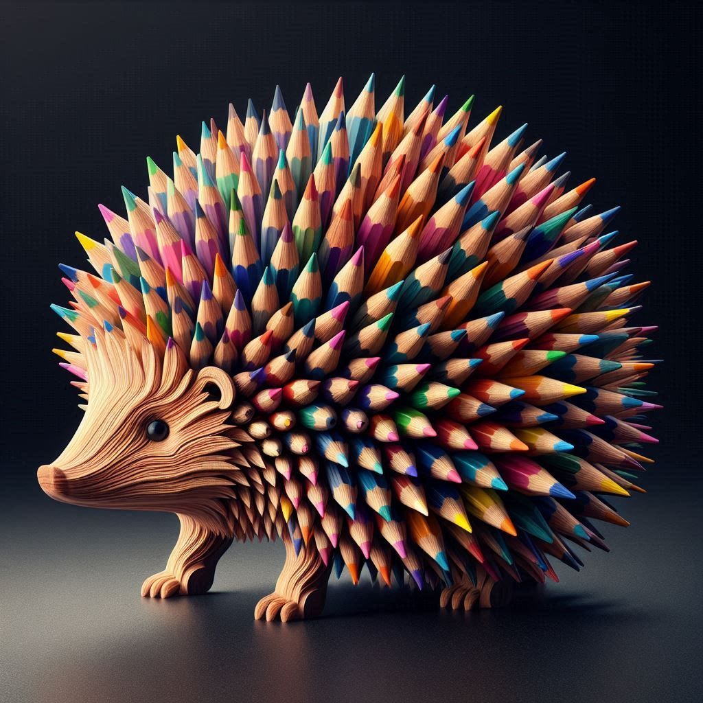 Pencil + hedgehog = Pengehog
