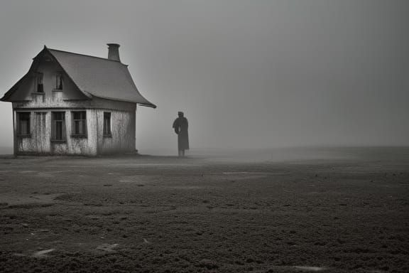 House in the fog