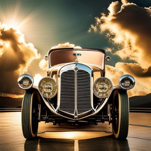 Fast Vintage Cars. testing sdxl