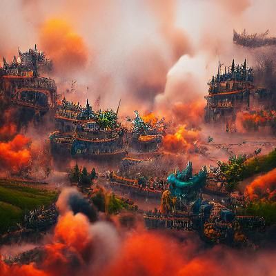 Legendary war with millions of wariers