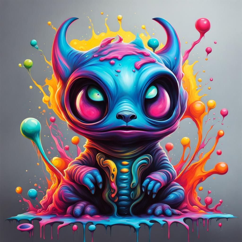 Cute alien like creature