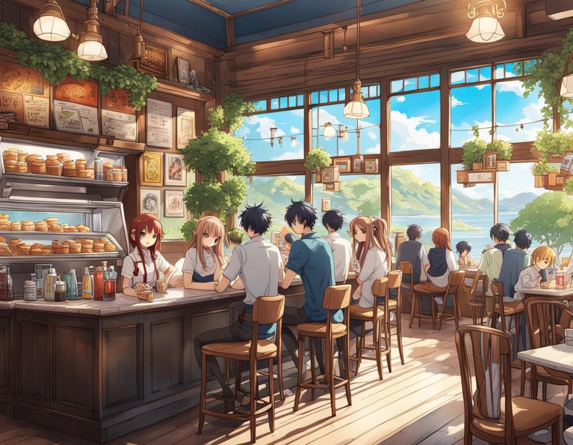 coffee shop  by @Pivac