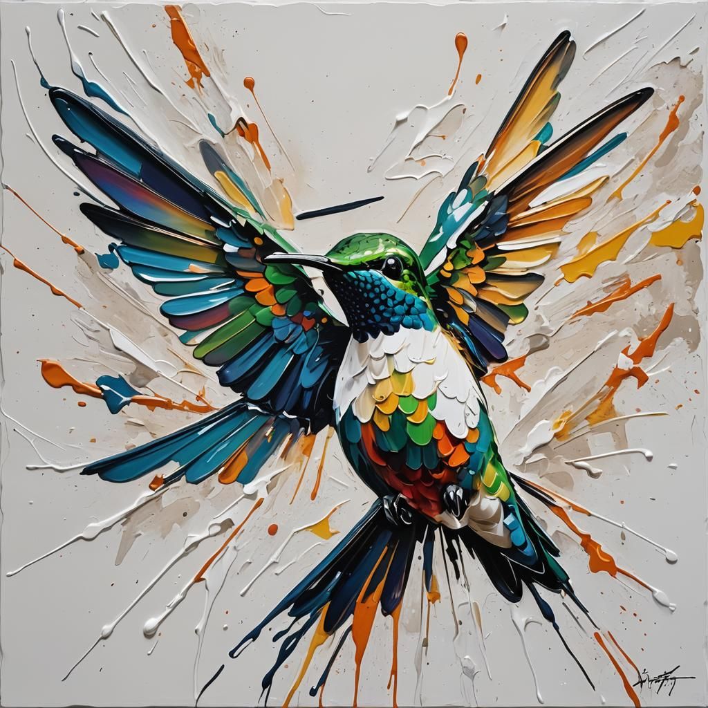 hummingbird  by @DigiLuyz