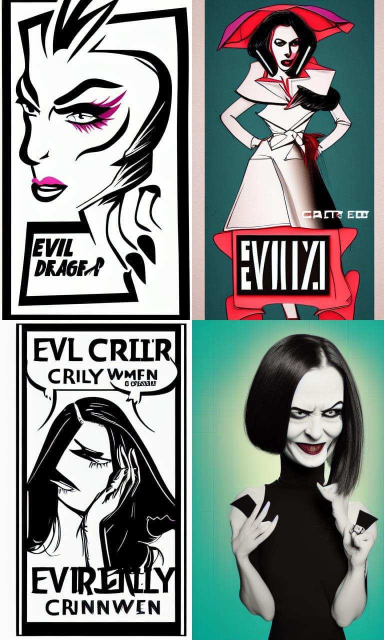 Evil crazy designer woman
