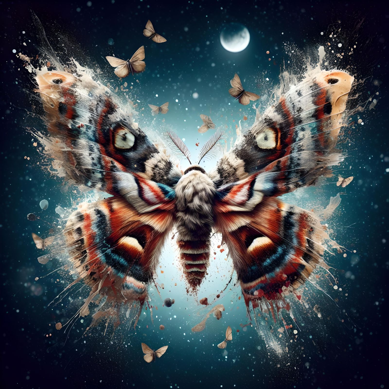 Moth - AI Generated Artwork - NightCafe Creator