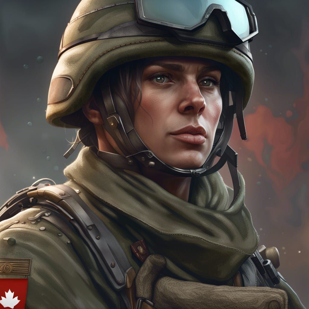 Canadian army combatant 