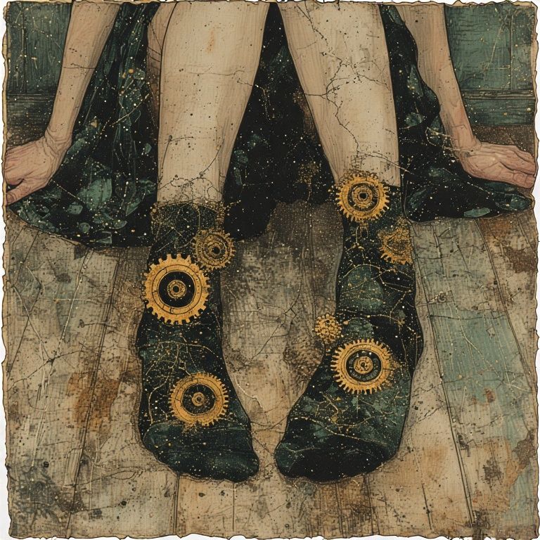 Steampunk socks