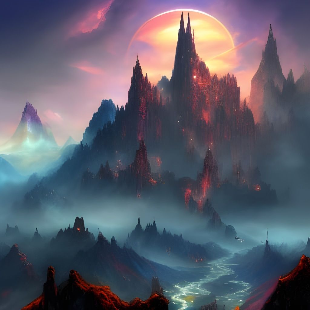 Fantasy Castle - AI Generated Artwork - NightCafe Creator