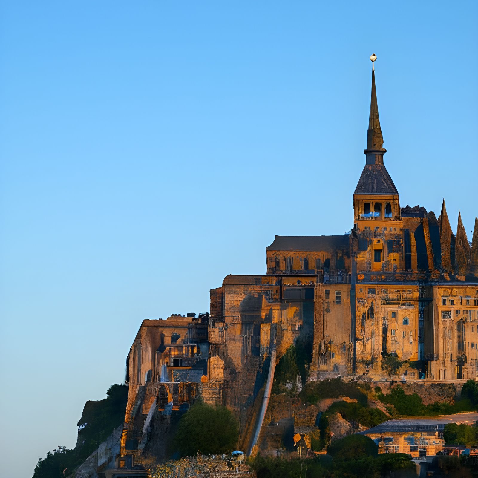 Mont Saint Michel France AI Generated Artwork NightCafe Creator