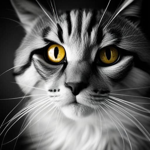 Close up of a cat