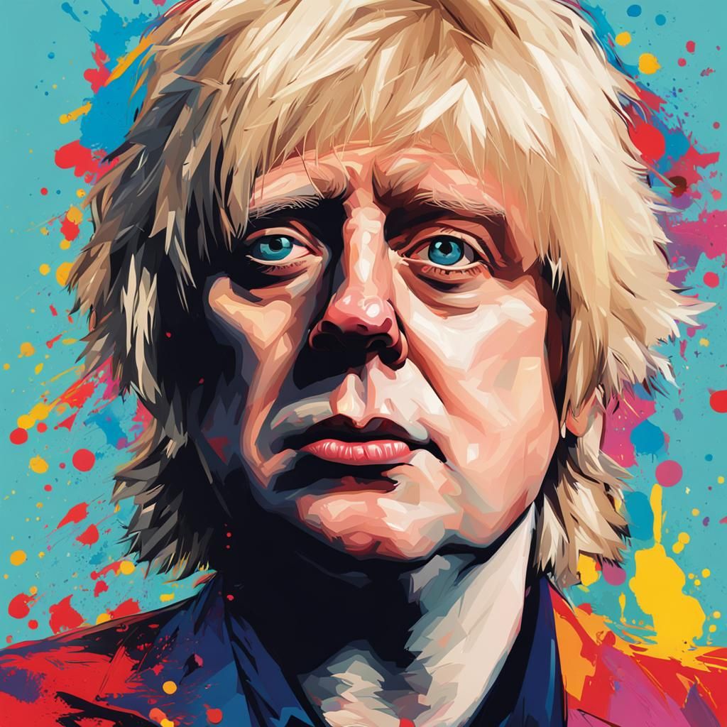 Boris Johnson as a woman