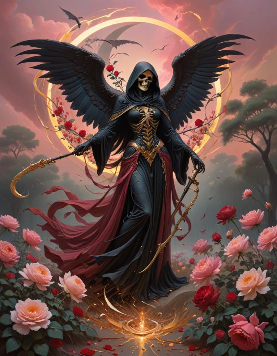 Angel of death  by @HecateWayne