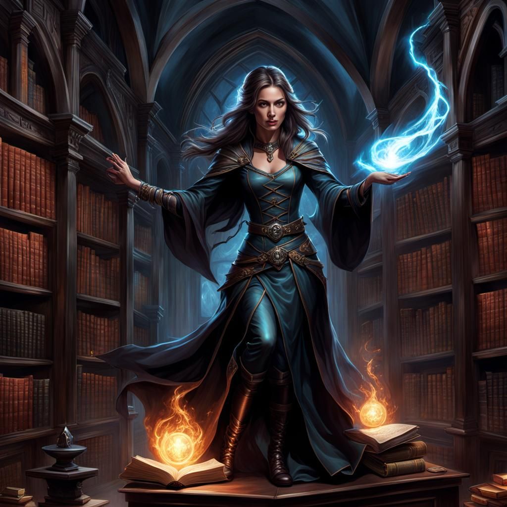 Levitating Witch