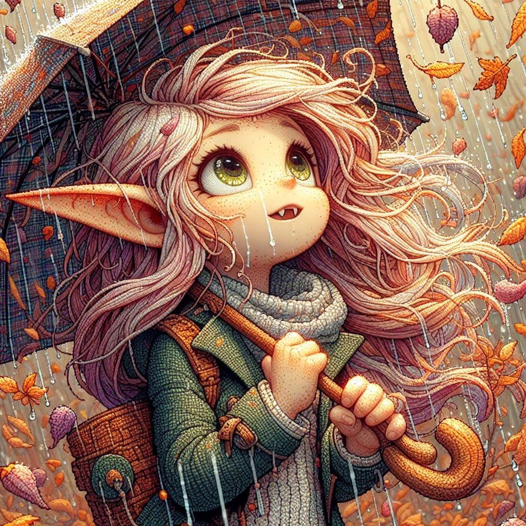 Raindrops are whispers from the heavens, reminding us to dance with joy.