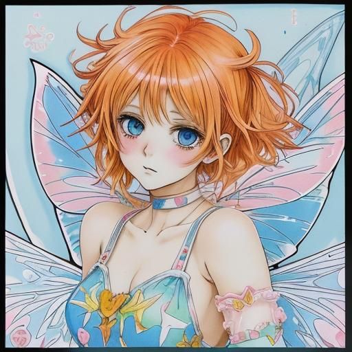 (Lora : Beautiful Manga ) Gel acid markers, Italian house fa...