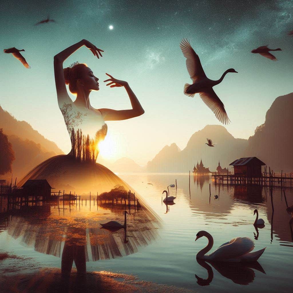 Swan lake ballet