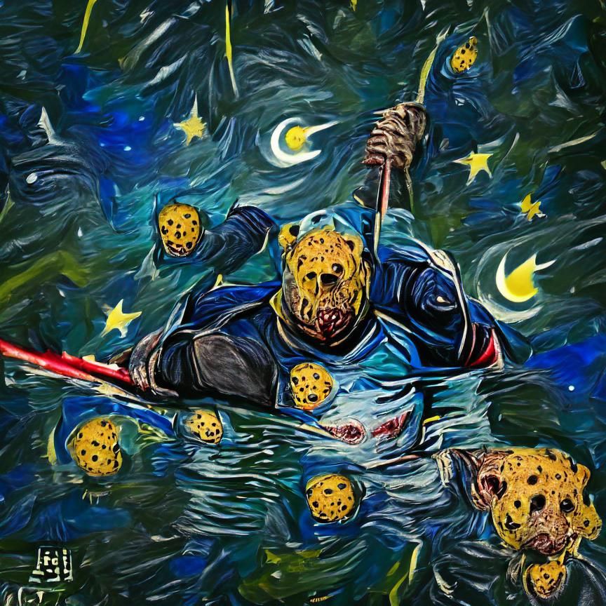 Friday the 13th starry night Jason vorhees