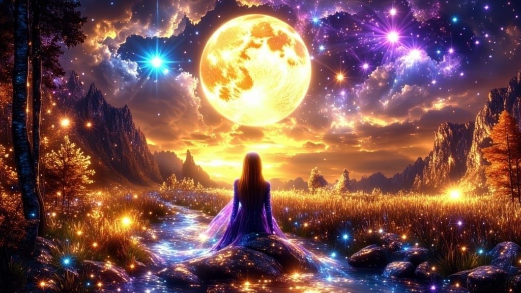 Beauty of a full moon