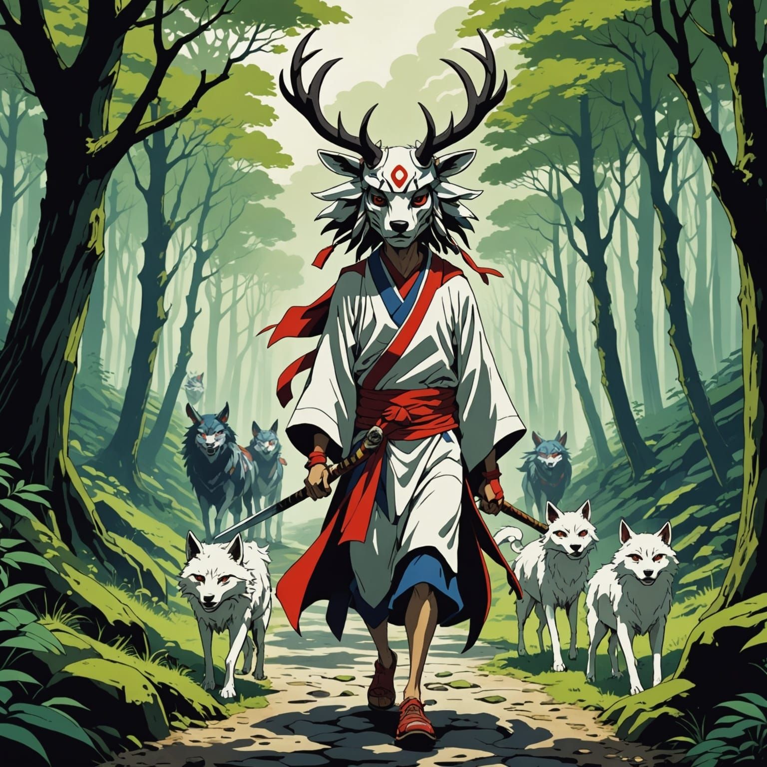 Mononoke Slaying Evil Spirits in Feudal Japan