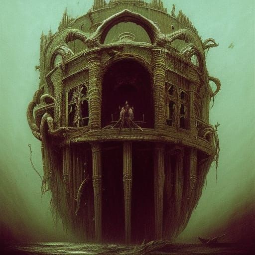 polywhirl pokemon haunted bloody sinister by Greg Rutkowski ...