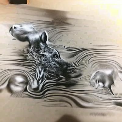 Animals roaming fluid