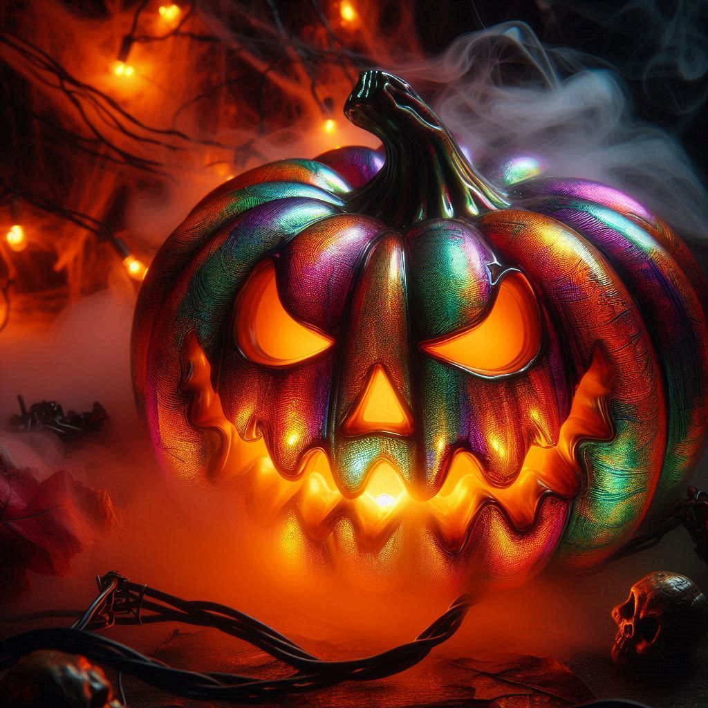 Fluorescent Pumpkin