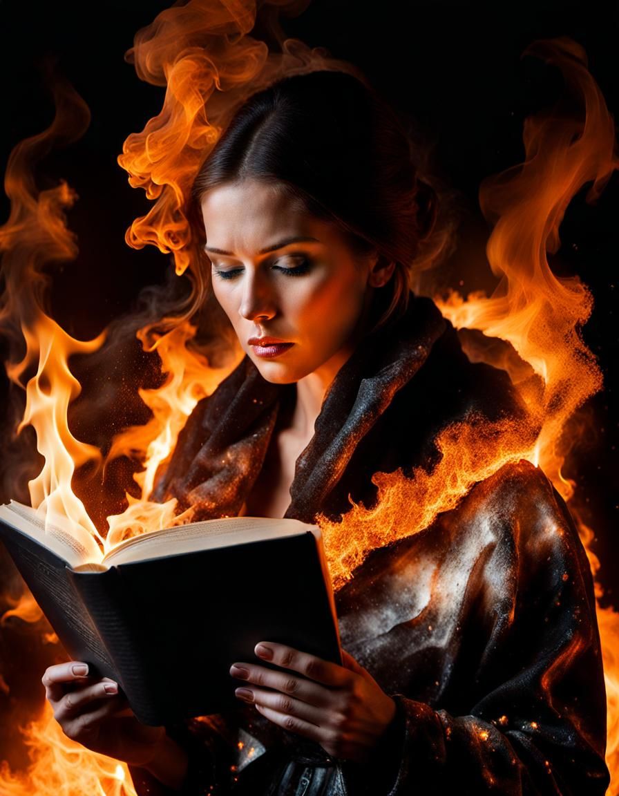 Firestarter Stephen King AI Generated Artwork NightCafe Creator