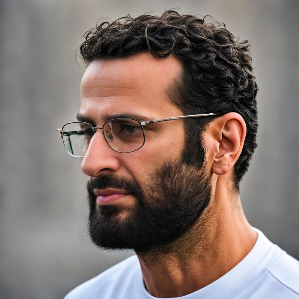 Child on Bike with Israeli Flag at Sunset