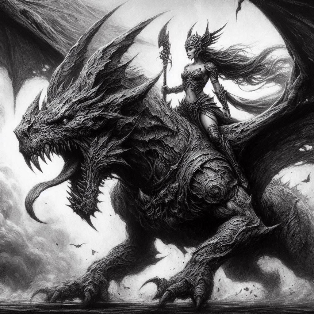 My Dark Fantasy Series Character Design