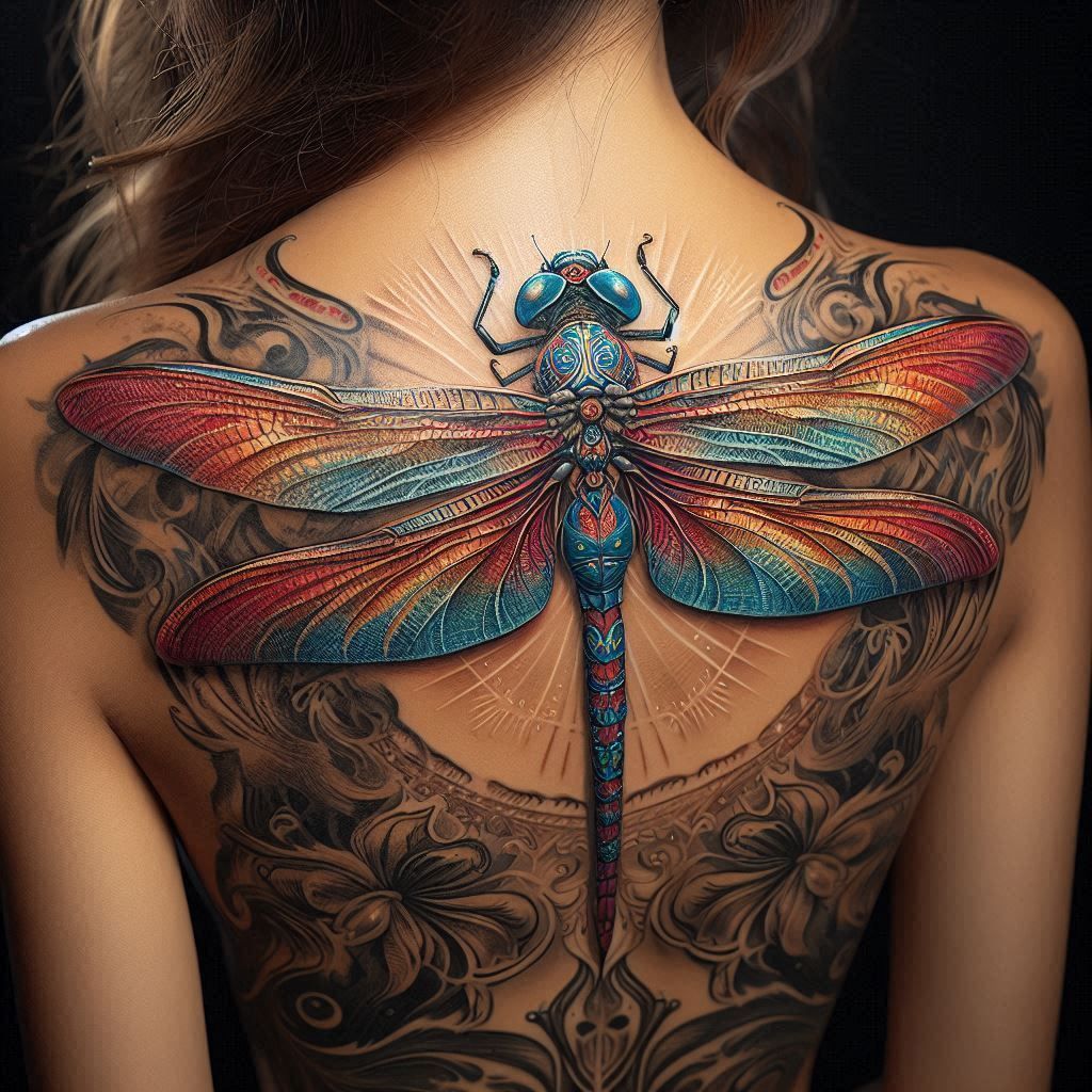 Tattoo Dragonfly, runner up 💖🥈🥈❤️