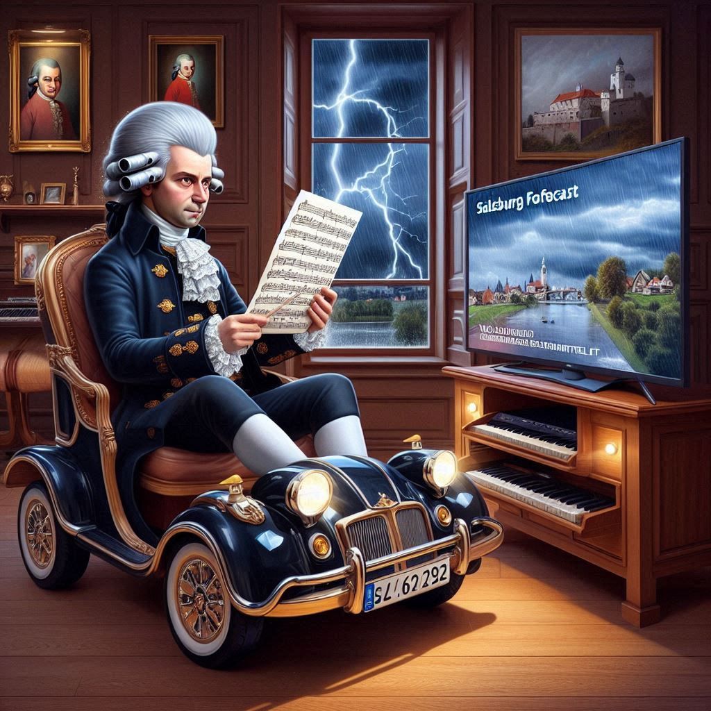 Blinded by the Light lyrics (go-kart Mozart was checkin' out the weather chart to see if it was safe outside)