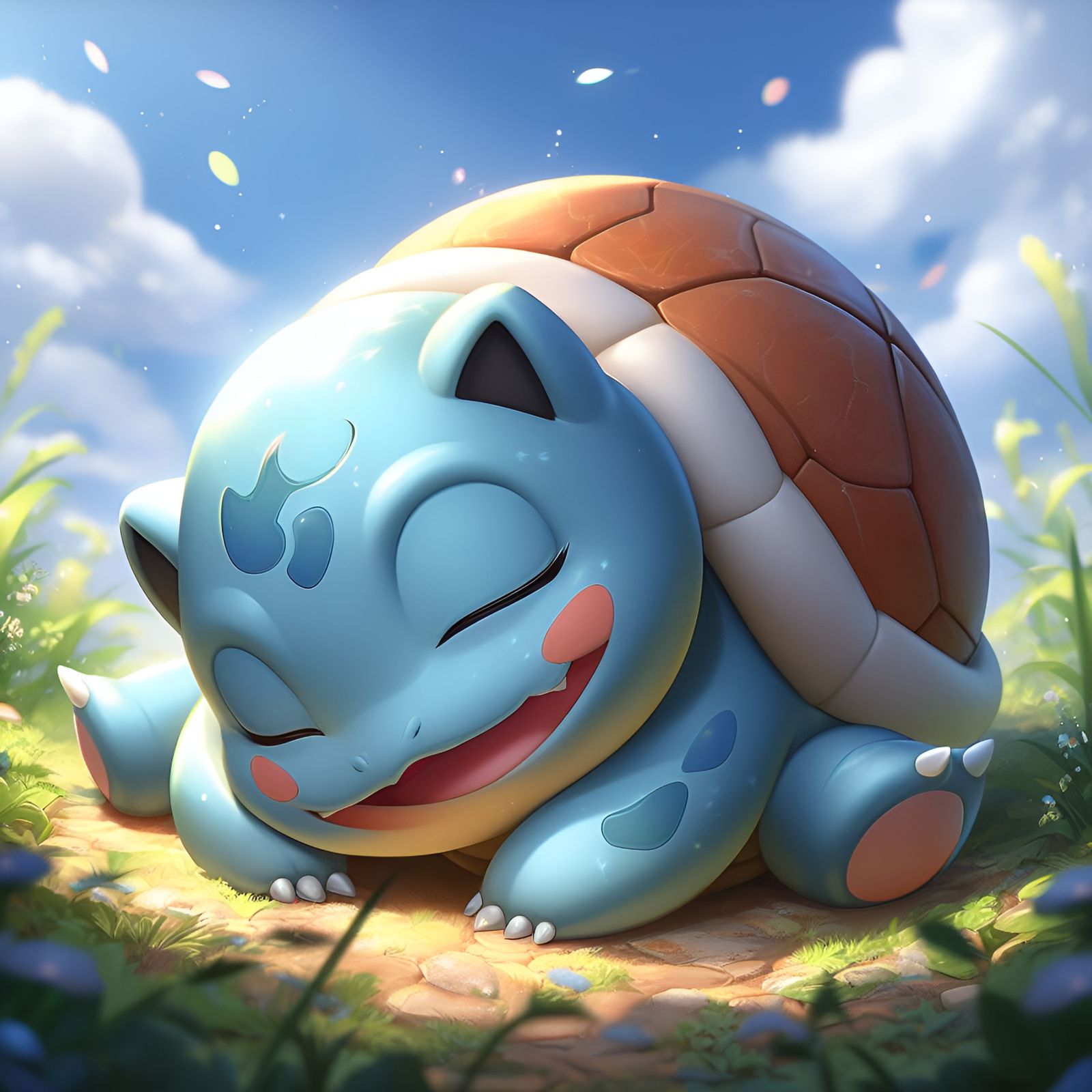 Sleeping Pokemon Series: Blastoise