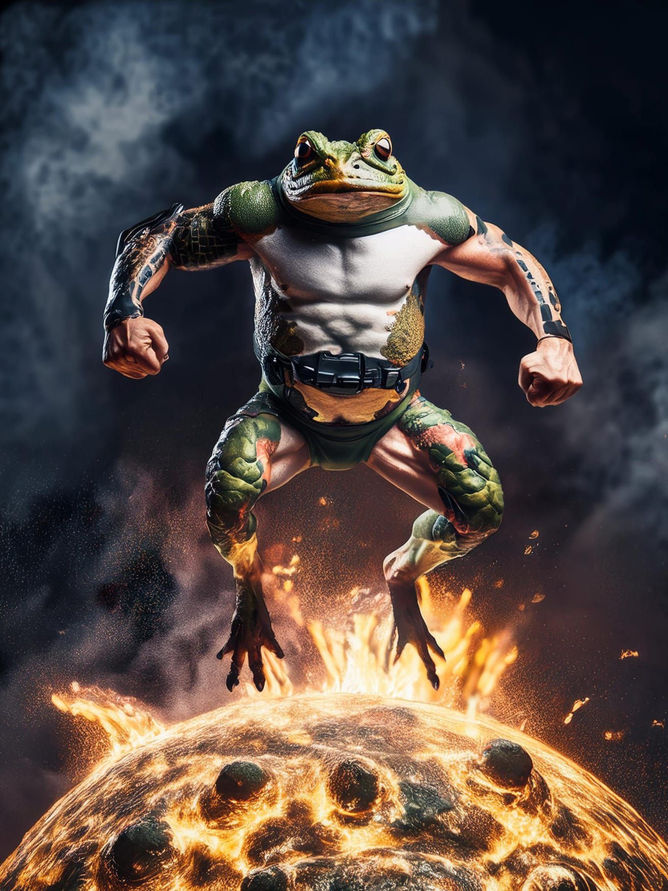 Super perereca explodindo o planeta PUTÃO