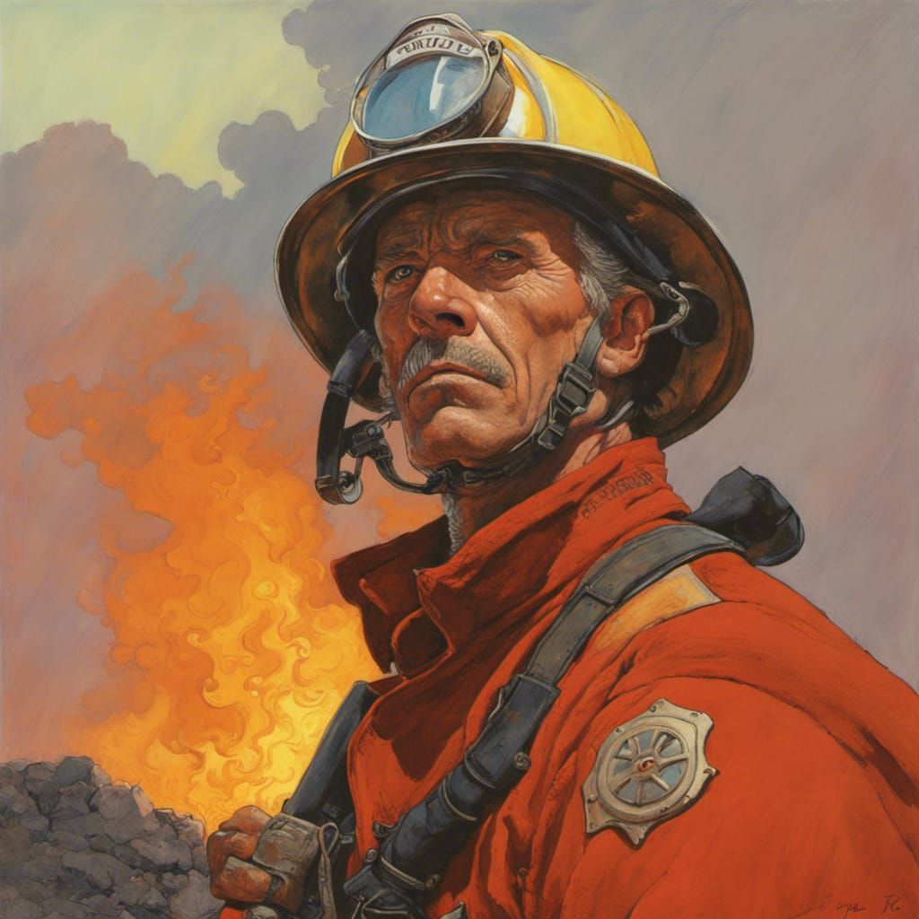 Wildfire Fighter  by @Ellie_Valkyrie