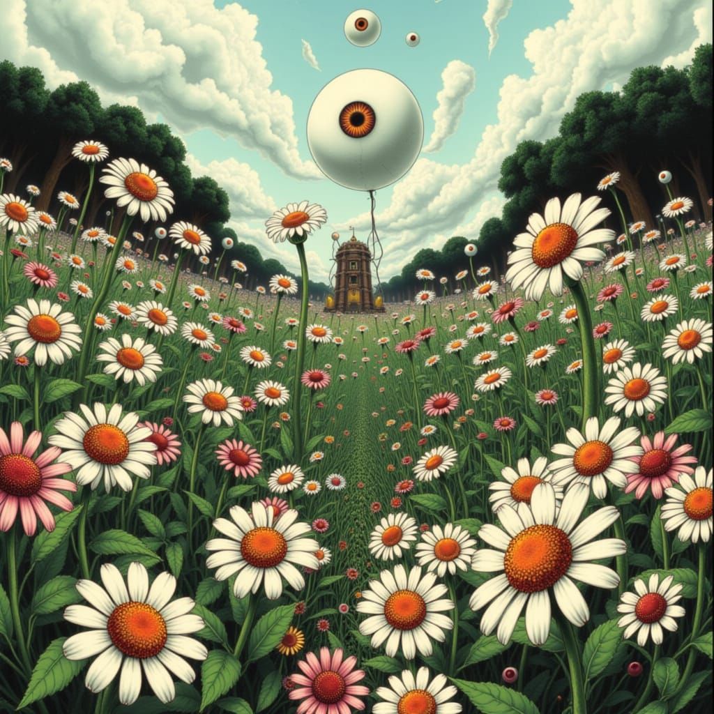 <lora:EYEBALL GARDENS:1.0> Beehive